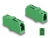87984 Delock Optikai szál párosító LC Simplex anya - LC Simplex anya APC zöld small
