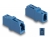 87985 Delock Acoplador de fibra óptica LC Simplex hembra a LC Simplex hembra UPC azul small