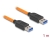 87962 Delock USB 5 Gpbs Kabel USB Typ-A hane till USB Typ-A hane för förankrad upptagning 1 m orange small