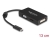 63925 Delock Adapter USB Type-C™ Stecker > VGA / HDMI / DVI Buchse schwarz small