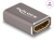 60078 Delock HDMI Adapter female to female 8K 60 Hz grey metal small