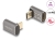 60054 Delock USB Adattatore 40 Gbps USB Type-C™ PD 3.0 100 W maschio per femmina con angolazione 8K 60 Hz metallo small