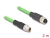 80432 Delock M12 Cable X-coded 8 pin male to female PUR (TPU) 2 m small