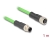 80406 Delock M12 Cable D-coded 4 pin male to female PUR (TPU) 1 m small