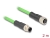 80407 Delock M12 Cable D-coded 4 pin male to female PUR (TPU) 2 m small