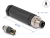 60529 Delock M8 Connector A-coded 3 pin male for mounting with screw connection small