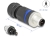60534 Delock M12 Connector A-coded 5 pin male for mounting with screw connection small