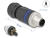 60535 Delock M12 Connector A-coded 8 pin male for mounting with screw connection small
