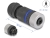 60536 Delock M12 Connector A-coded 4 pin female for mounting with screw connection small
