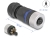60538 Delock M12 Connector A-coded 8 pin female for mounting with screw connection small