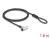 20931 Navilock Bezpečnostní kabel na laptop se zámkem na klíč pro slot Kensington 3 x 7 mm nebo slot Nano 2,5 x 6 mm - tenký small