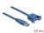 86994 Delock Kábel, USB 3.0-s A típusú bementi csatlakozós > USB 3.0-s A-típusú csatlakozóhüvely, panelrögzítés, 25 cm small