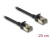 80337 Delock RJ45 Network Cable Cat.8.1 F/FTP Slim Pro 0.25 m black small