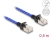 80376 Delock RJ45 Network Cable with braided coating Cat.6A U/FTP Slim 0.5 m blue small