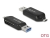 91734 Delock Lettore di schede Micro USB OTG / USB 5 Gbps Tipo-A per SD / MMC + Micro SD small