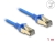 80333 Delock Síťový kabel RJ45, Cat.8.1, F/FTP, tenký, 1 m, modrý small