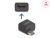 64256 Delock Miniadapter USB Type-C™ męski na żeński HDMI (tryb alternatywny DP) 4K small