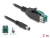80496 Delock PoweredUSB Kabel Stecker 12 V zu DC 5,5 x 2,5 mm Stecker 2 m small