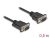 87839 Delock Serial Cable RS-232 D-Sub9 male to male with narrow plug housing 0.5 m small