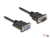 87833 Delock Serial Cable RS-232 D-Sub9 male to female with narrow plug housing 1 m small