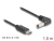 85398 Delock USB Type-C™ tápkábel - DC 5,5 x 2,1 mm méretű apa hajlított 1,5 m hosszú small