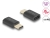 60237 Delock USB Adapter 40 Gbps USB Type-C™ PD 3.1 240 W port saver męski na żeński 8K 60 Hz small
