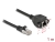 87001 Delock Network Extension Cable S/FTP RJ45 plug to RJ45 jack Cat.6A 1 m black small