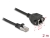87002 Delock Network Extension Cable S/FTP RJ45 plug to RJ45 jack Cat.6A 2 m black small