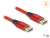 80631 Delock DisplayPort Cable 16K 60 Hz 1 m red metal small