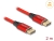 80632 Delock DisplayPort kabel 16K 60 Hz 2 m czerwony metalowy small