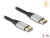 80634 Delock DisplayPort kabel 16K 60 Hz 2 m srebrni metal small