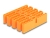 66255 Delock Kabel-Organizer mit 24 Kabeleinführungen orange small