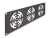 66747 Delock Capot de rack 19″ pour 3 ventilateurs, 20 x 120 cm, 3U, gris foncé small