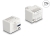 41478 Delock Keystone Module with USB Type-A and USB Type-C™ Charging Port PD 20 W white small