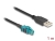 90534 Delock Cable HSD Z hembra a USB 2.0 Tipo-A macho 1 m small