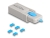 20925 Delock Juego de bloqueadores Micro USB para Micro USB hembra 5 piezas + herramienta de bloqueo small