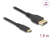 86040 Delock Bidirectional USB Type-C™ to DisplayPort Cable (DP Alt Mode) 8K 60 Hz 1.5 m DP 8K certified small