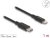 85410 Delock Slim Data and Charging Cable USB Type-C™ to Lightning™ for iPhone™, iPad™, iPod™ black 1 m MFi small