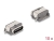 66945 Delock USB 5 Gbps USB Type-C™ femelle, connecteur SMD 6 broches avec deux onglets métalliques pour montage à souder, étanche, 10 unités small