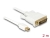 82918 Delock mini DisplayPort-kabel hane till DVI 24+1 hane 2 m small