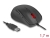 12548 Delock Egonomic optical 5-button USB mouse - left handers small
