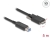 83211 Delock Aktivní optický kabel USB 10 Gbps-A samec > USB 10 Gbps Typ Micro-B samec se šroubky 5 m small