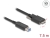 83212 Delock Aktív optikai kábel USB 10 Gbps-A apa > USB 10 Gbps Micro-B Típusú dugó csavarokkal ellátott 7,5 m small