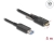 83200 Delock Aktív optikai kábel USB 10 Gbps-A apa - USB Type-C™ apa csatlakozó csavarokkal az oldalain, 5 m small