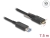 83201 Delock Aktív optikai kábel USB 10 Gbps-A apa - USB Type-C™ apa csatlakozó csavarokkal az oldalain, 7,5 m small