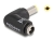 80795 Delock DC Adapter 5.5 x 2.5 mm male to 5.5 x 2.5 female 90° angled small