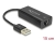 62595 Delock Προσαρμογέας USB 2.0 > LAN 10/100 Mbps small
