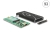 42572 Delock Externes Gehäuse M.2 SSD 42 mm > SuperSpeed USB 10 Gbps (USB 3.1 Gen 2) USB Type-C™ Buchse small