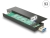 42593 Delock External Enclosure M.2 Key B 80 mm SSD > USB 3.1 Gen 2 Type-A male small