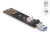 64197 Delock Μετατροπέας Combo για M.2 NVMe PCIe ή SATA SSD με USB 3.2 Gen 2 small